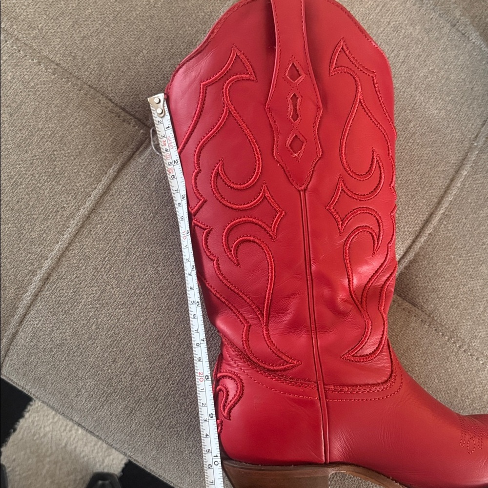 red cowboy boots - Picture 11 of 11